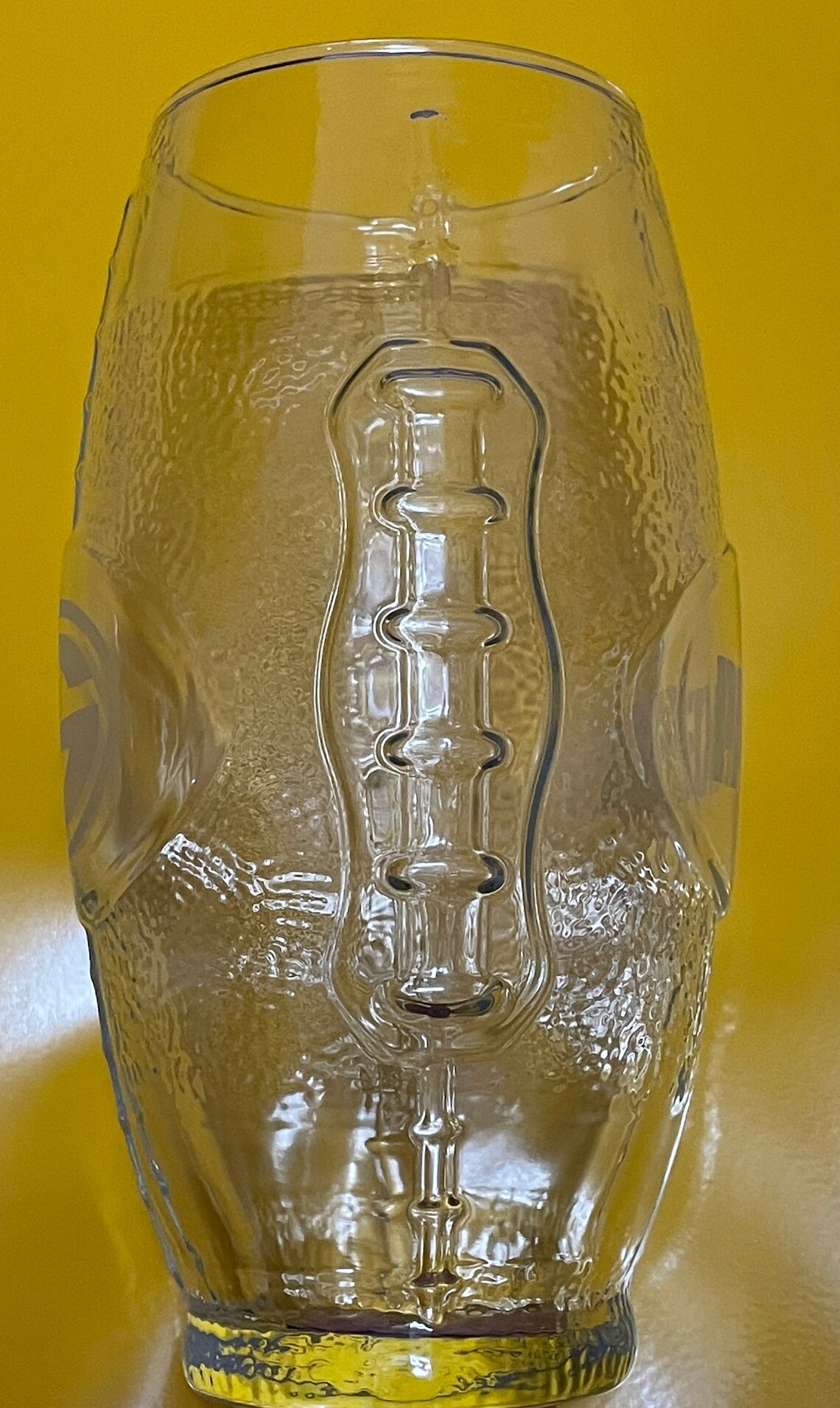 NFL Inspired Etched Football Glasses Etsy