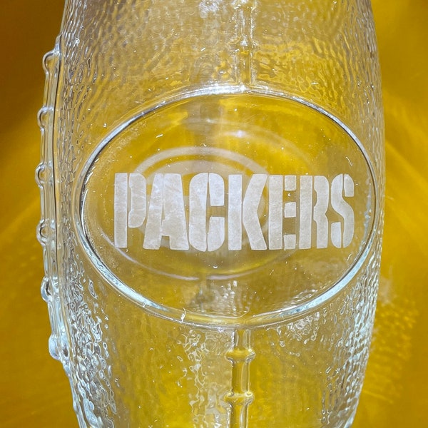 Nfl Etched Glass Etsy