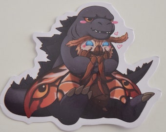 BEST OTP of 2019 Sticker- Godzilla and Mothra