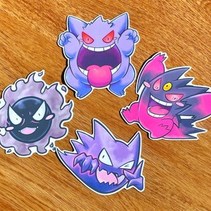 Gastly Friends Stickers