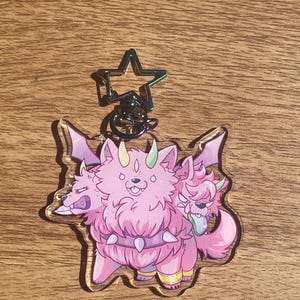 Pastel Cerberus - Duch Keychain