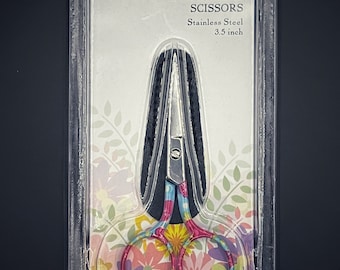 Floral Petites Embroidery Scissors w/sheath | Stainless Steel | 3.5in