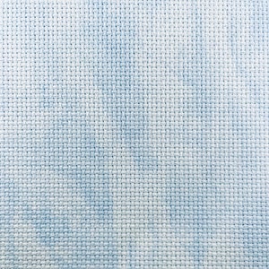 14 Count Aida | Vintage Blue | Zweigart | Cross Stitch Fabric | Size 11x18