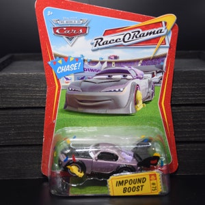 Disney / Pixar Cars The World of Cars Series 1 Dinoco Lightning McQueen  Diecast Car [Damaged Package]