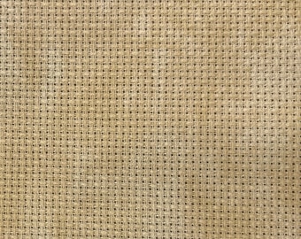 14 Count Aida | Vintage Taupe | Zweigart | Cross Stitch Fabric | Size 11x18