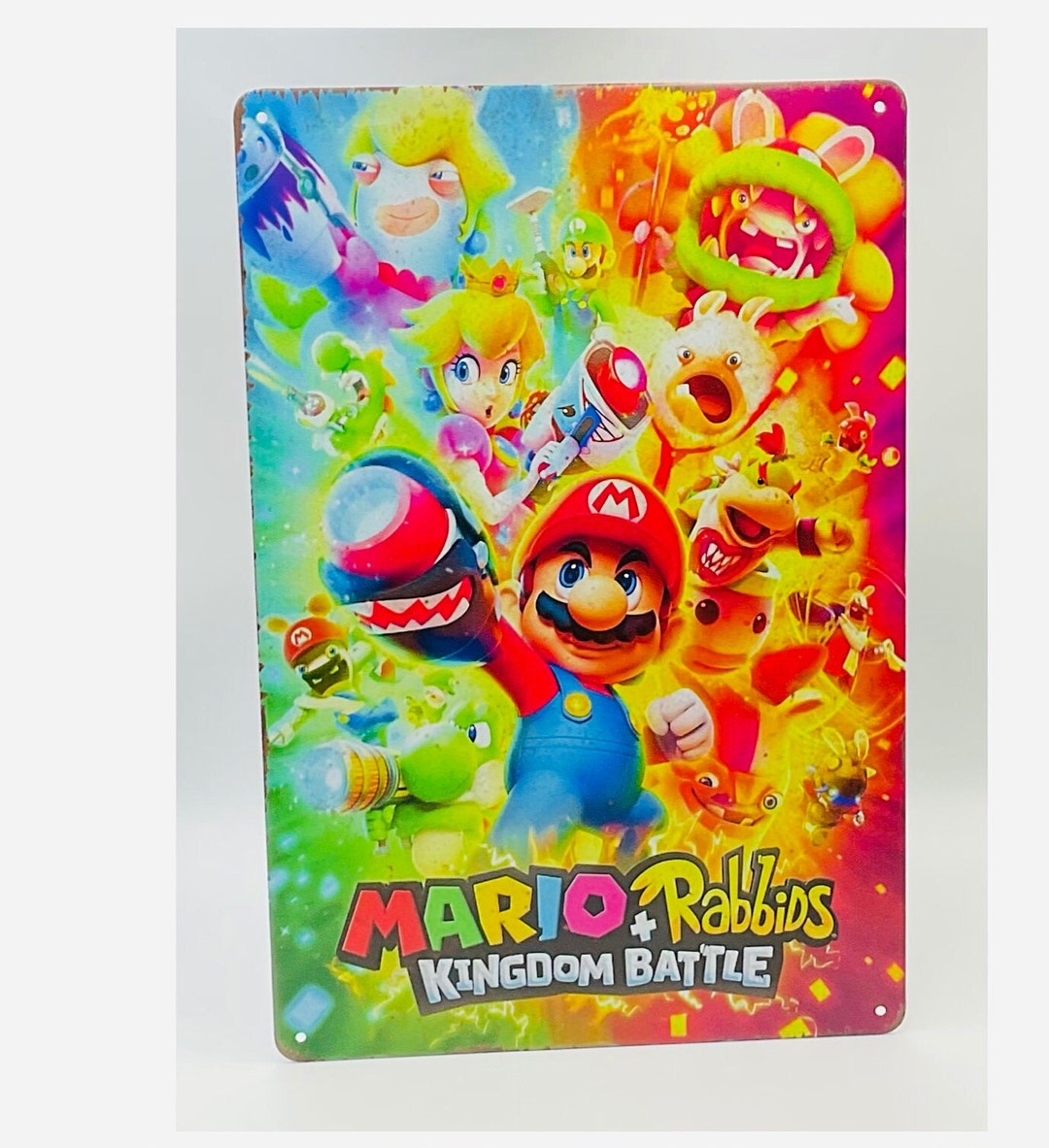 Mario Rabbids and Kingdom Battle Metal Sign Retro NEW - Etsy