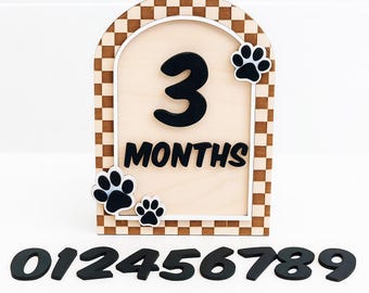 Puppy Dog Milestones Photo Prop: New Pet Parent Gift