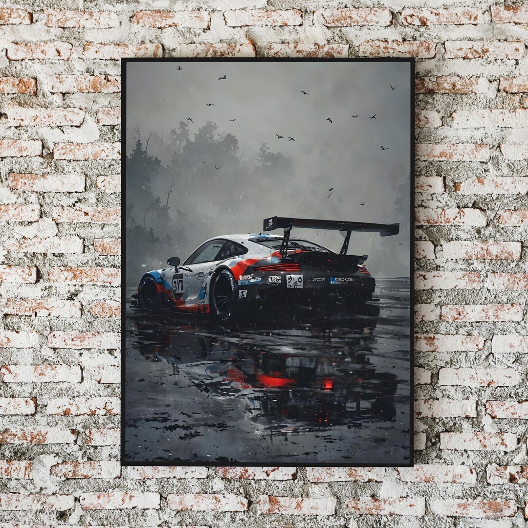 Drag Race Car Art Print: High-speed Racing Decor (digital Download) - Etsy