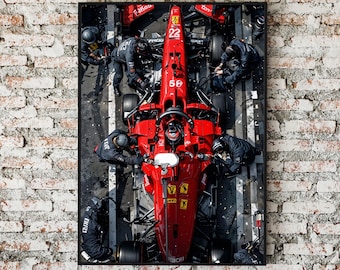 Formula 1 Racing Wall Art Print: Motorsport Gift (Digital Download)