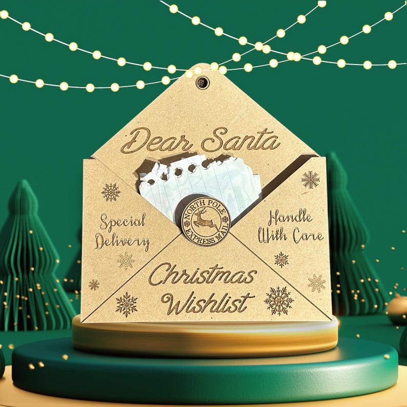Personalized Letters to Santa: Christmas Holiday Tradition image 2