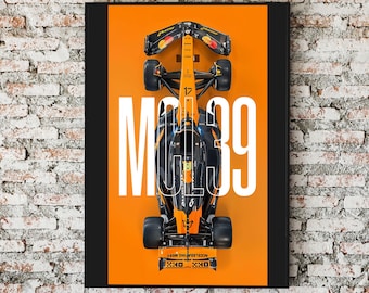 Formula 1 Racing Wall Art Print: F1 Car Decor (Digital Download)