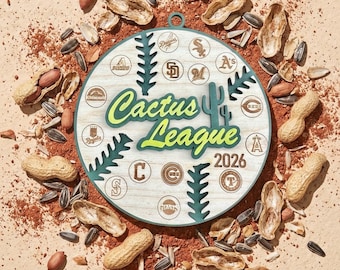 Arizona Spring Training Baseball Ornament: Cactus League MLB Fan Gift