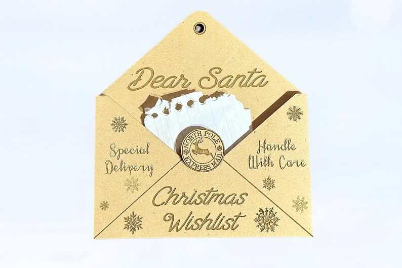 Personalized Letters to Santa: Christmas Holiday Tradition image 1