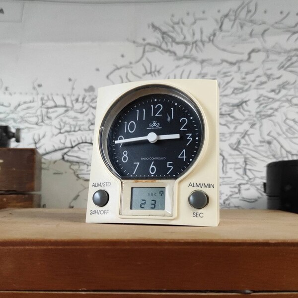 Radio Controlled Clock Wall Etsy