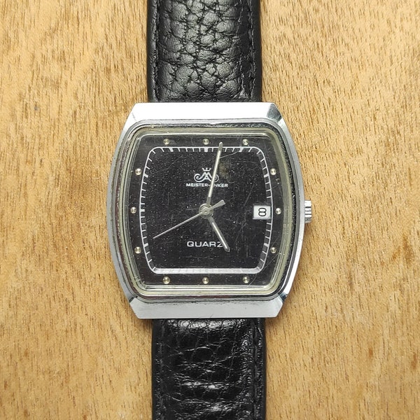 Vintage Meister-Anker Quartz analog men's watch made in Germany