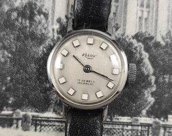 Vintage Kessco 17 jewells Incabloc ladies watch - Swiss made manual wind cal AS 1677