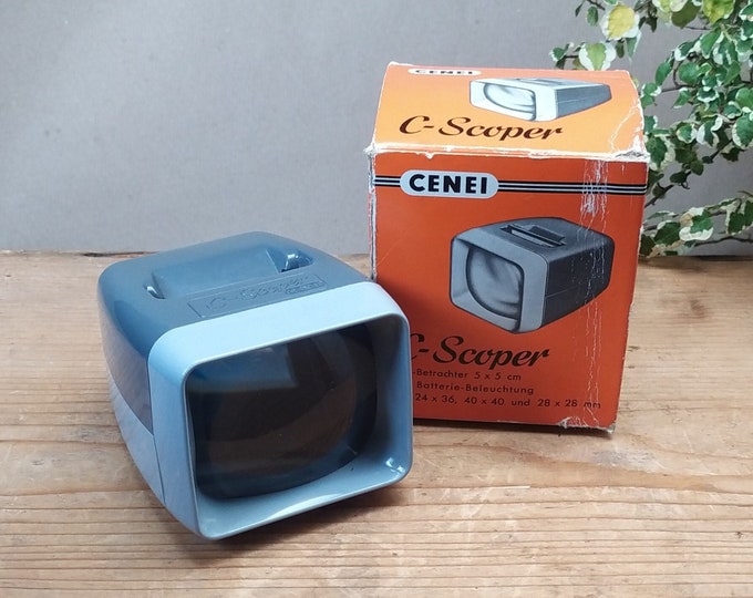 Vintage Cenei C-scoper Portable Slide Viewer - Etsy