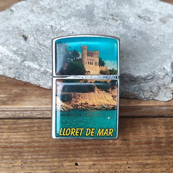 Vintage Lloret de Mar souvenir lighter