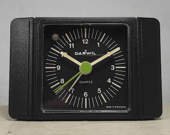 Vintage Darwil Quartz alarm clock made in Germany
