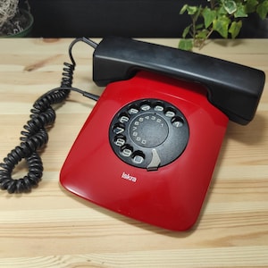 Vintage Iskra ETA-81 Green Rotary Dial Phone Made in Yugoslavia - Etsy