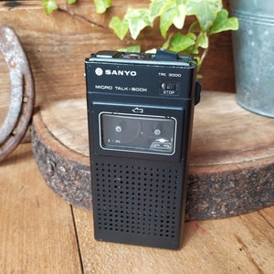 Vintage Sanyo TRC 3000 Micro Einschreibebuch