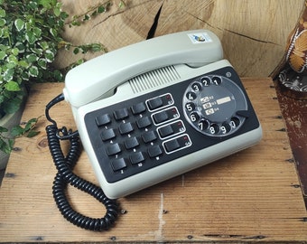 Vintage Ei Pupin rotary dial/key pad phone made in Yugoslavia