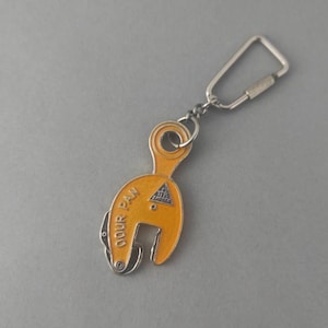 Vintage TPK Zagreb keychain - Steam Boiler Factory Zagreb industrial keyring made in Yugoslavia