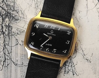Vintage Certina Jubilé Swiss made watch - elegant men's dress watch