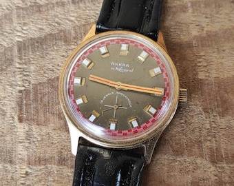 Vintage Ankra 53 Record 15 jewels cal OS 400 men's watch made in Germany