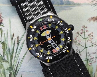 Vintage Time Force 4302 quartz watch - Italian design unisex/kids Surf watch