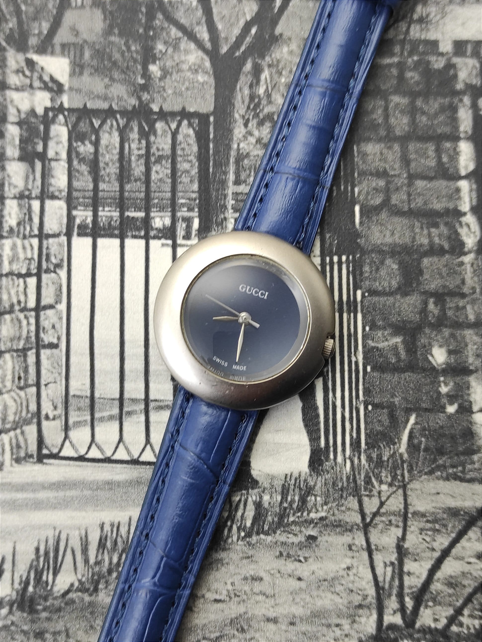 Vintage Gucci Swiss Made Ladies Watch Quartz Japan Movt Etsy