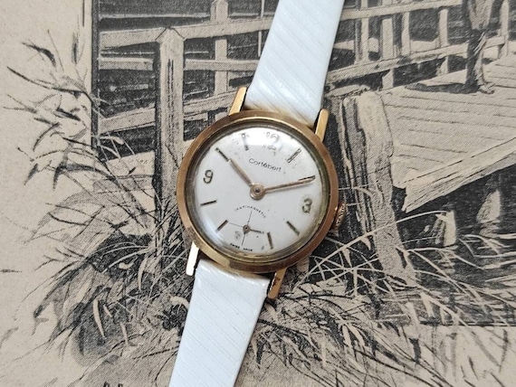 Vintage Cort bert Antimagnetic Swiss made ladies watch Etsy