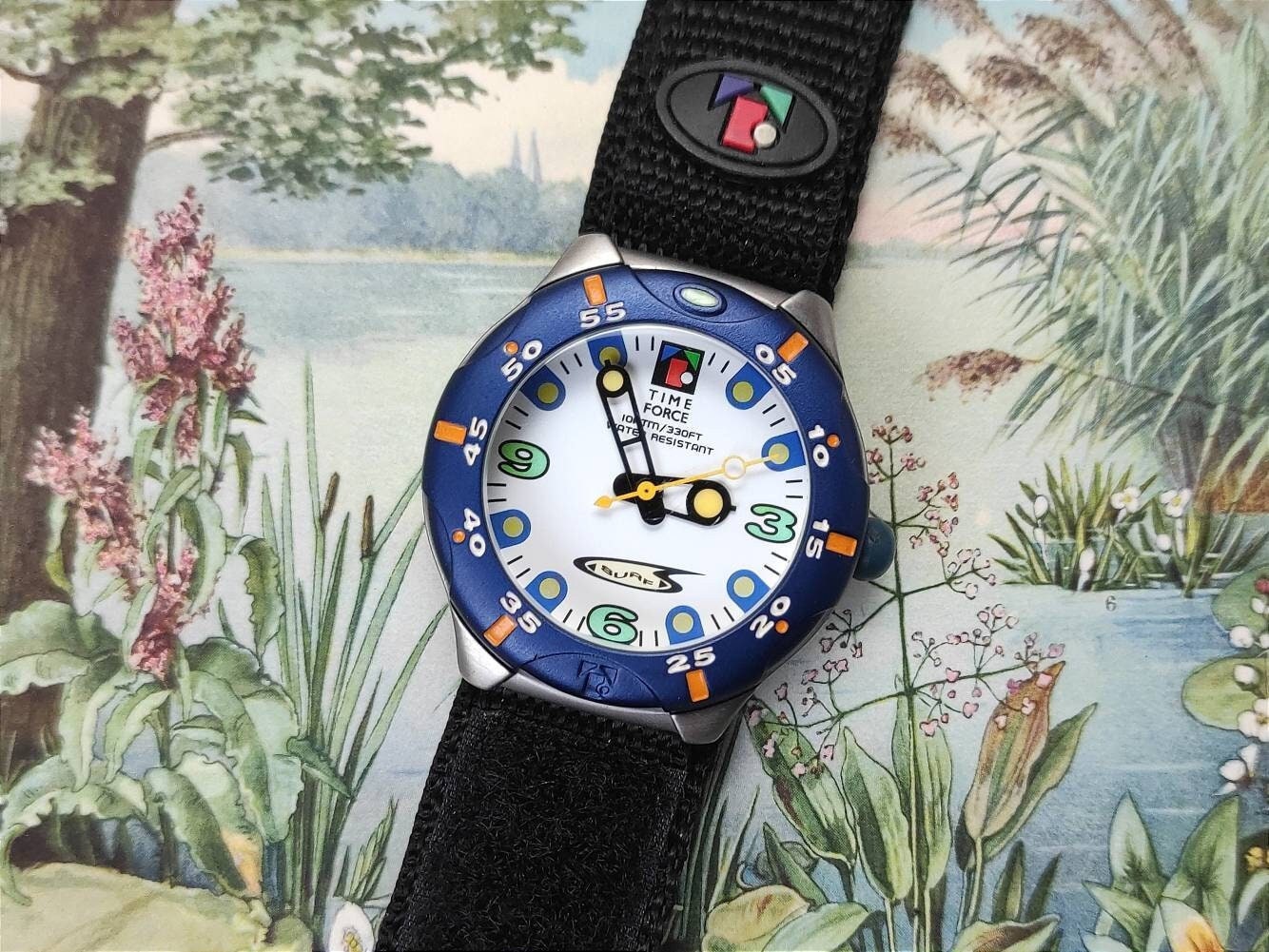 Diesel 5 bar watch square face top