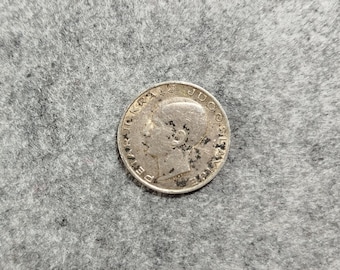 Vintage 20 Yugoslav dinars silver coin from 1938