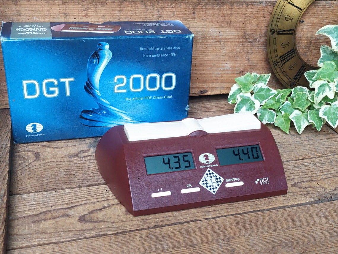 Vintage DGT 2000 Digital Game Timer Electronic Chess Clock Etsy