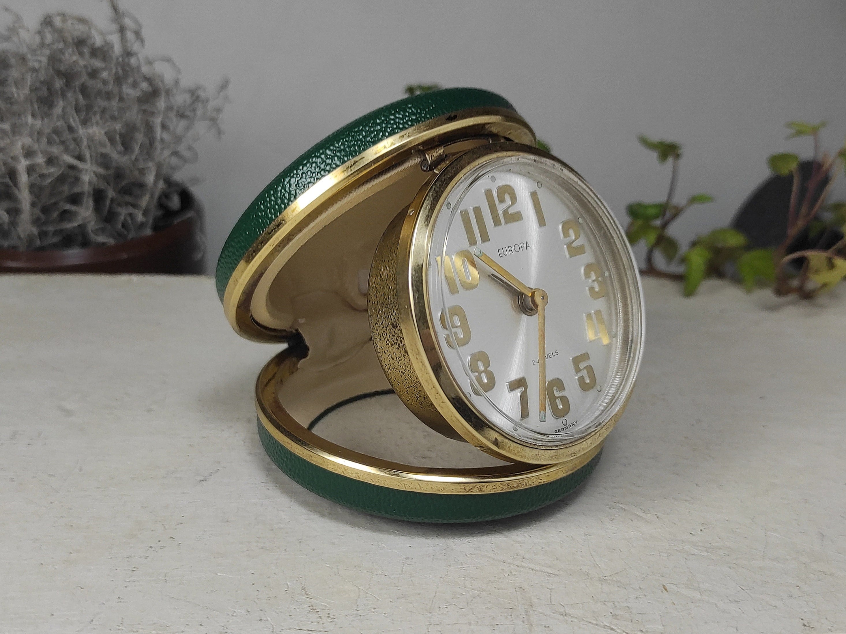 Réveil De Voyage Vintage ESTYMA - 2 Bijoux - Analogique - Fabriqué En Allemagne