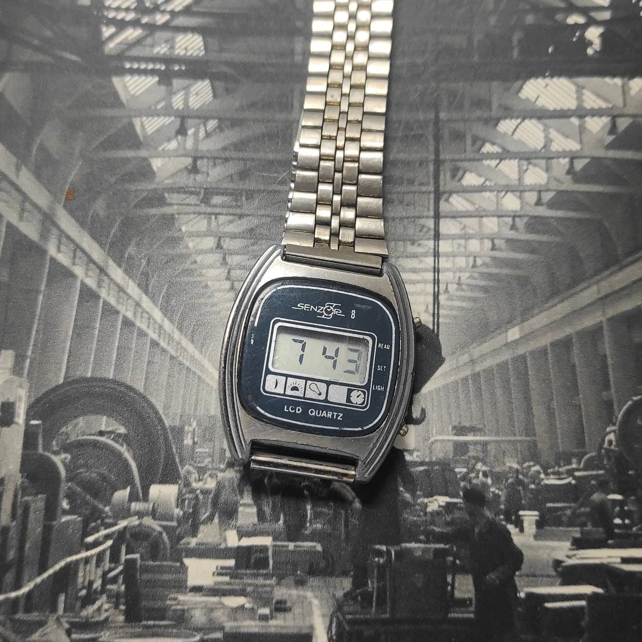 Vintage MBO LCD Quartz Watch Senzor 8 - Model 3727BH - Etsy Denmark