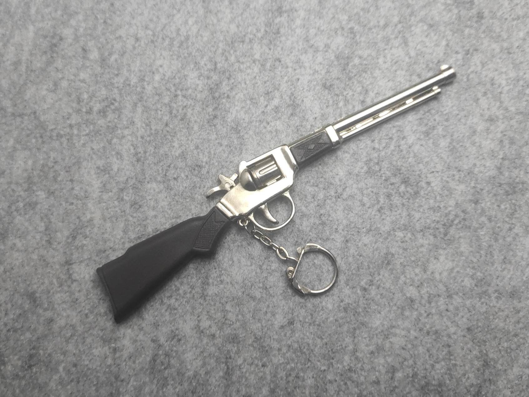 Vintage Victory Rifle Keychain Mini Cowboy Rifle Toy Cap Gun Keyring Etsy
