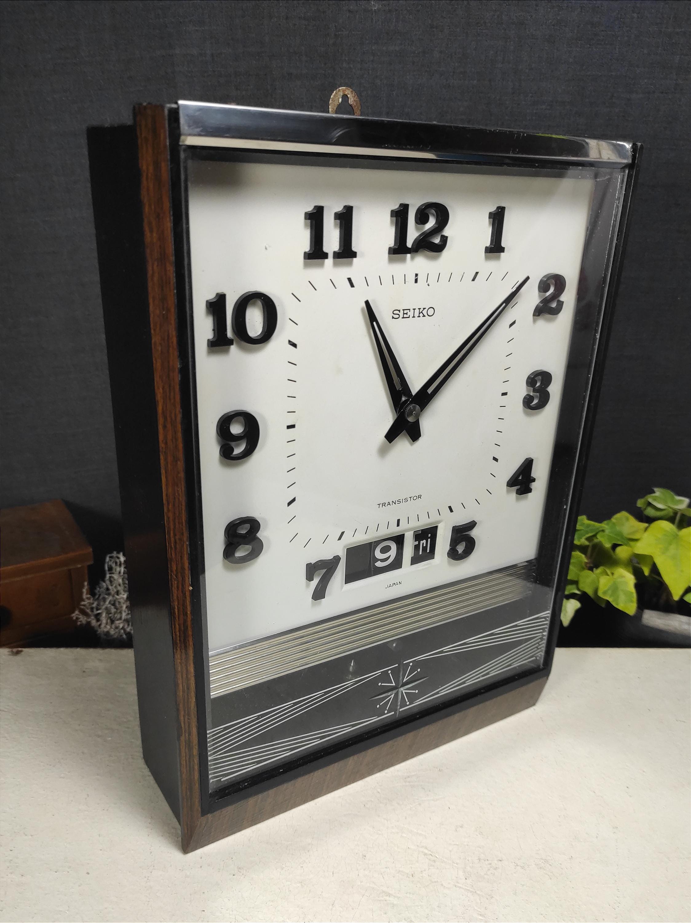 インテリア時計 SEIKO - transistor table clock - SEIKO Transistor table clock Japanese modern Spaceage ＊Alarm Junk