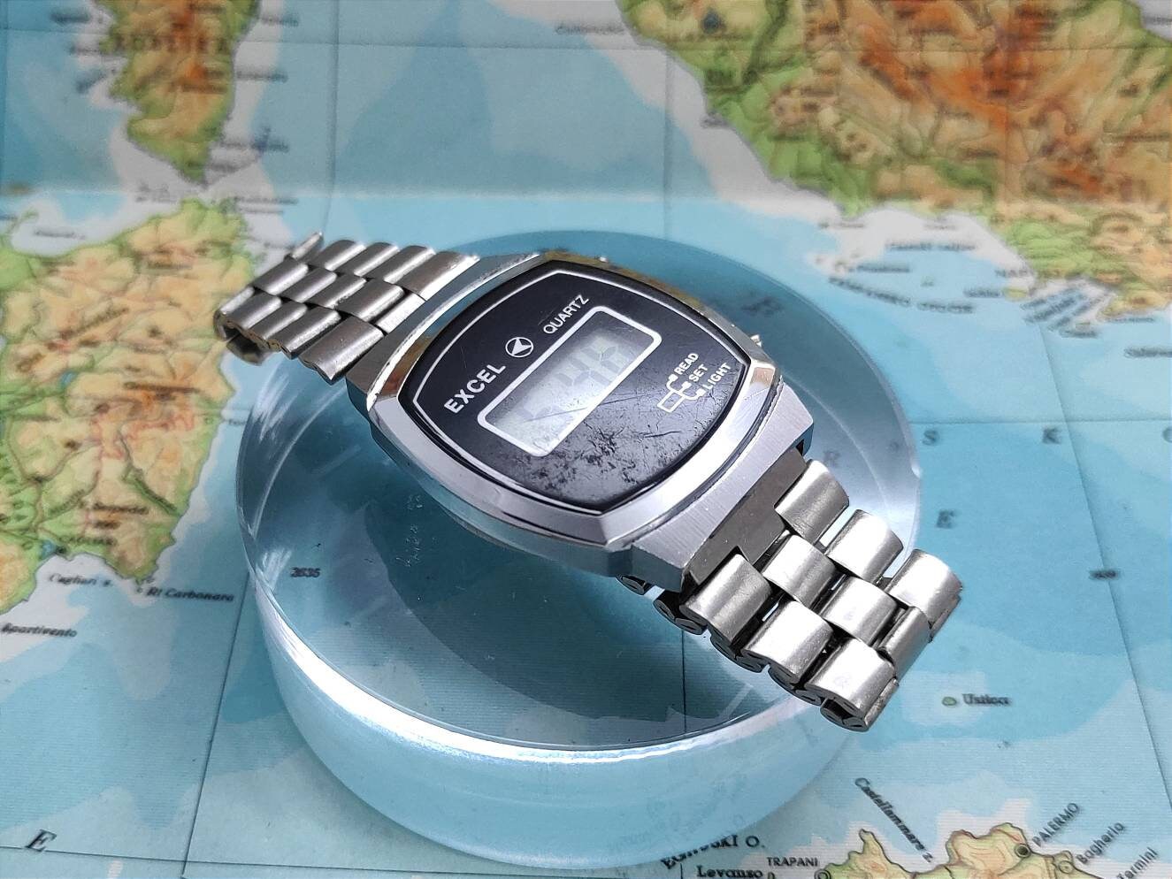 Vintage Excel Quartz Digital Watch Etsy UK