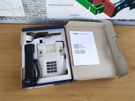Vintage Iskra ETA 86-EL Telephone From 1989 - Etsy