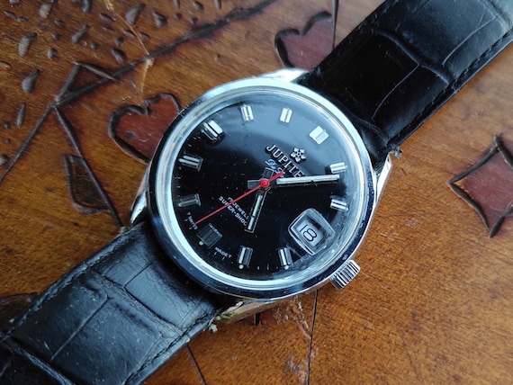 Vintage Jupiter De Luxe 17 Jewels Men's Watch Swiss Made - Etsy