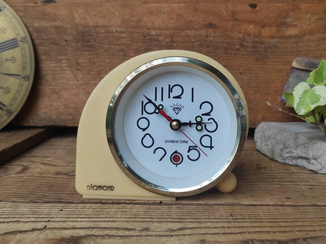 Vintage Diamond Alarm Clock Shanghai China Etsy