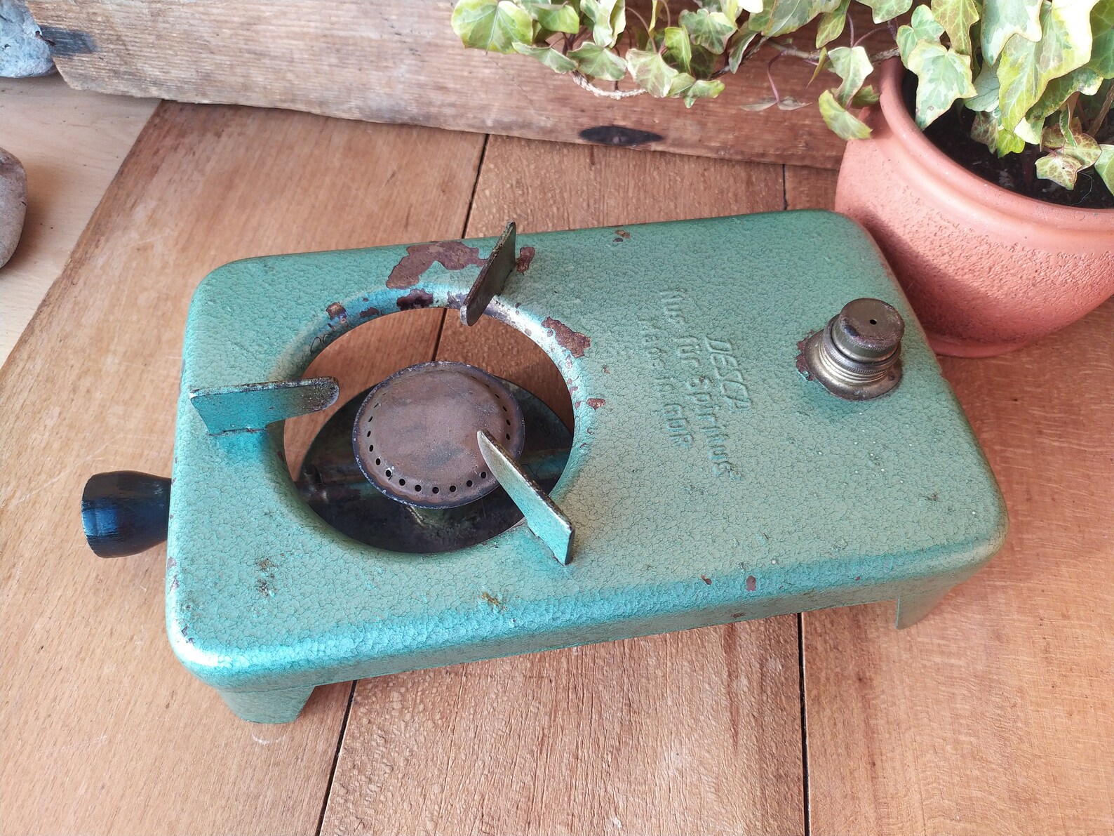 Vintage Desca Camping Stove Single Burner Alcohol Stove Made Etsy