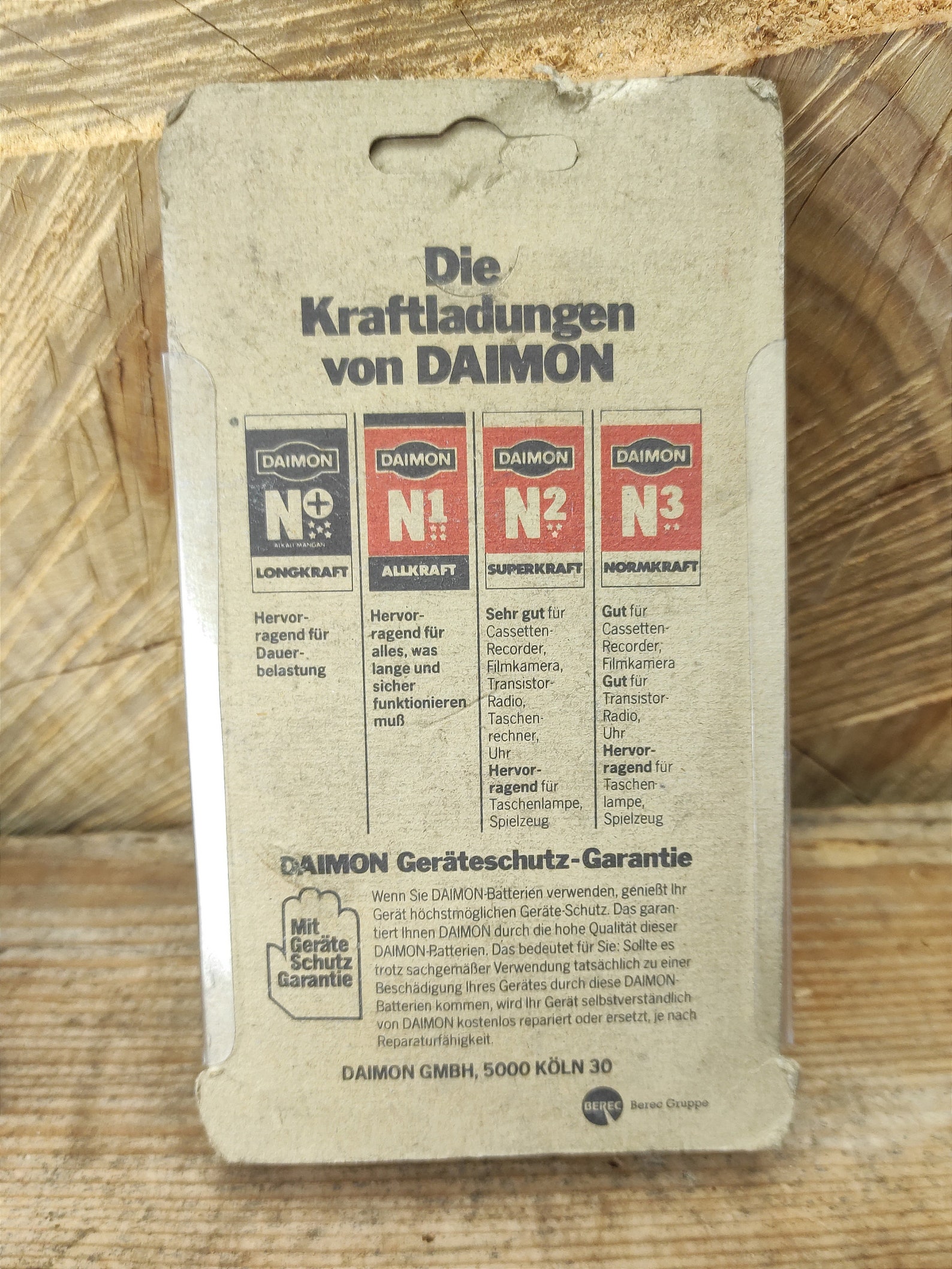 Vintage Daimon Flashlight Made in Germany NOS Battery Lamp in