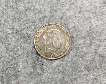 Austrian Ferdinand I 20 Kreuzer silver coin from 1848