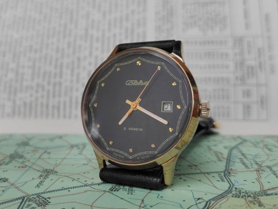 Vintage Slava 21 Jewels Men s Watch Etsy UK