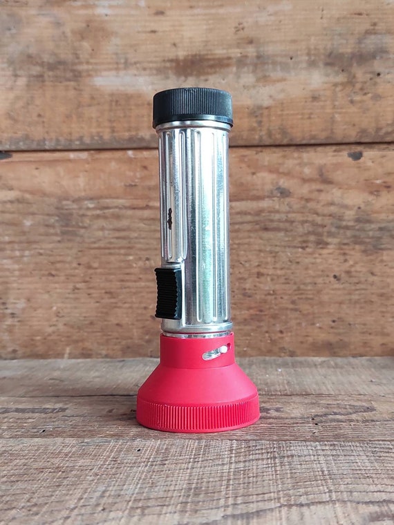 Torch Etsy - Small Vintage 617 Varta Light Red