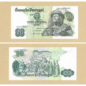 Specimen Sessenta (Sixty) Escudos Banknote of Banco Nacional Ultramarino of  Portuguese India (Goa) of 1959.