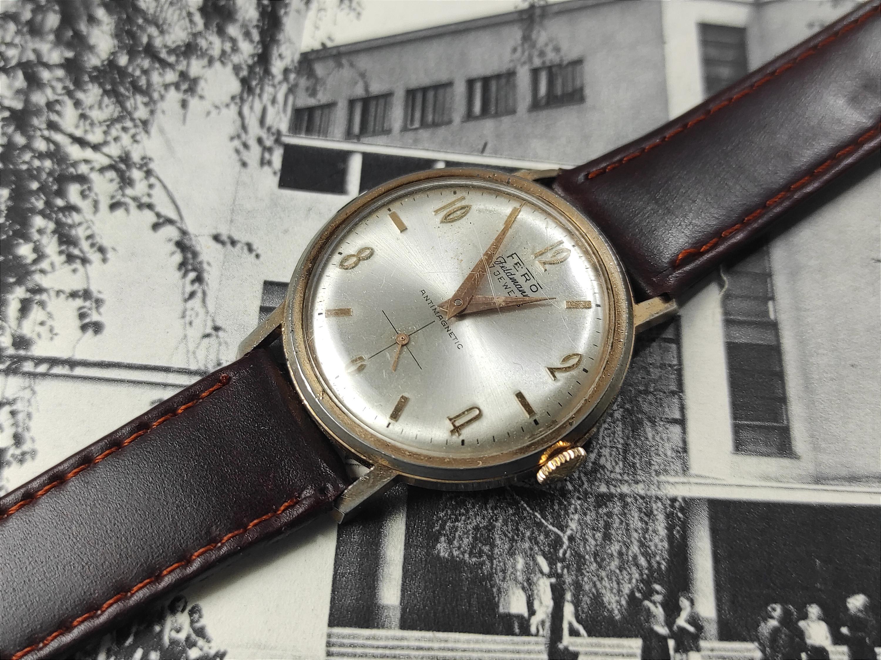 Vintage Fero Feldmann 17 Jewells Swiss Made Men's Watch Cal